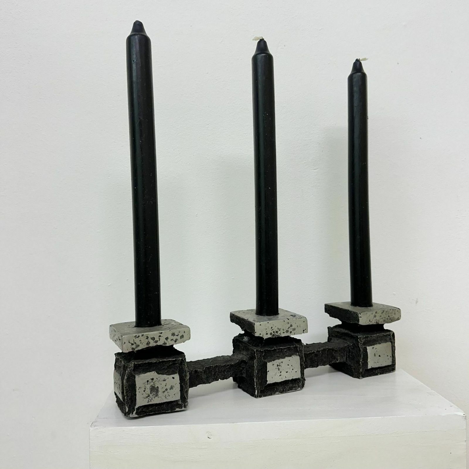 Mid Century Design Brutalist Candle Holder , 1970’s