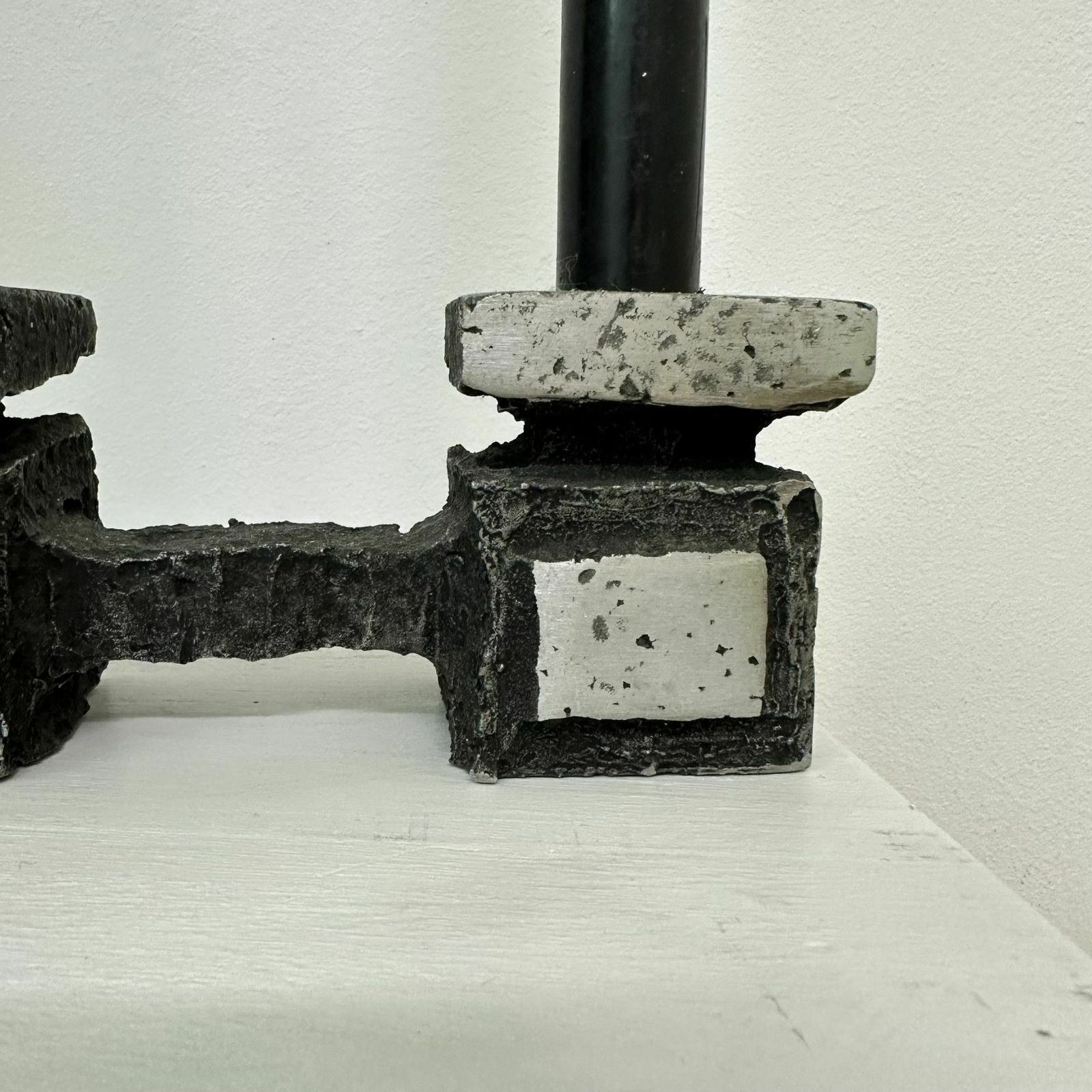 Home Decor Mid Century Design Brutalist Candle Holder , 1970’s photo