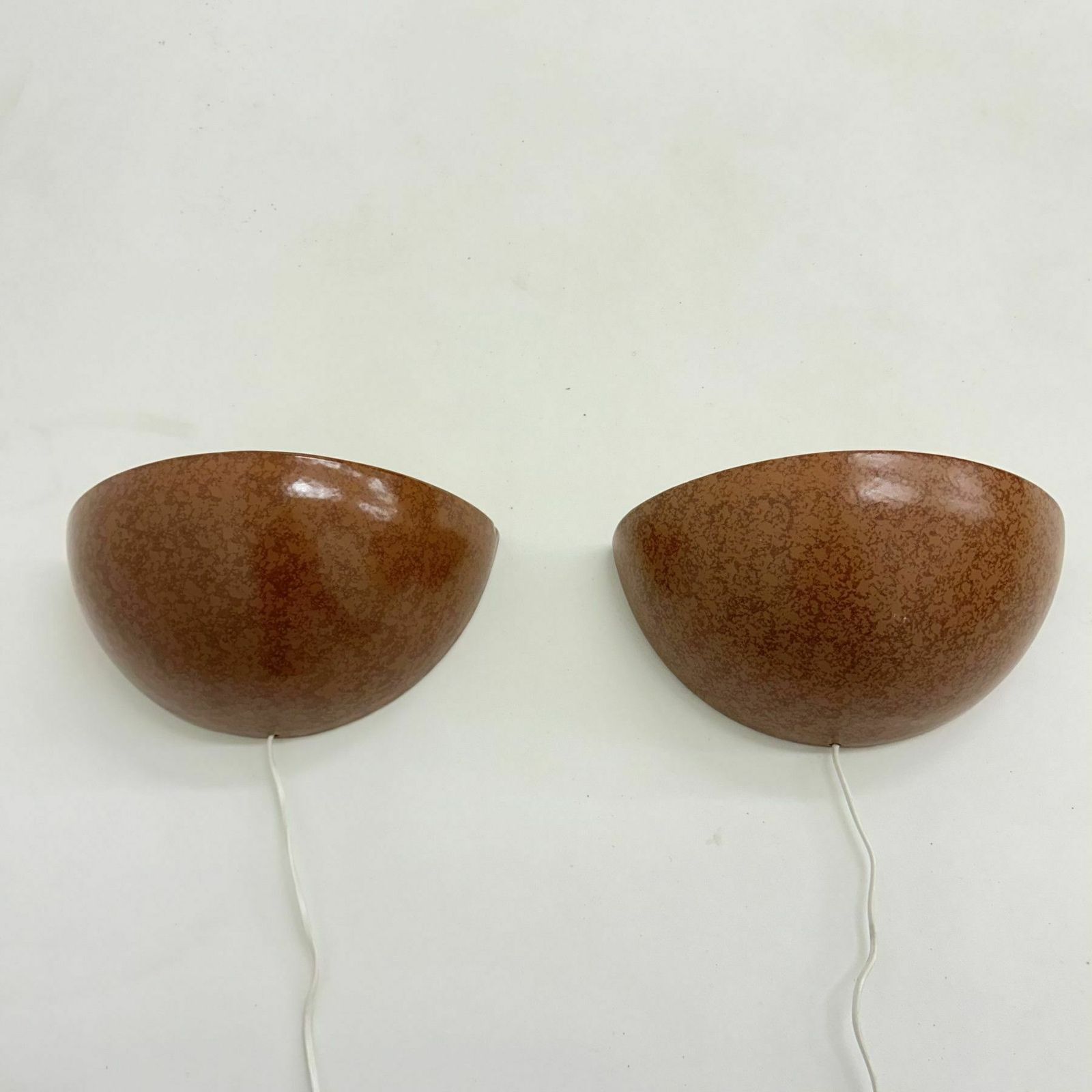 photo vinterior Set Of 2 Ceramic Wall Lights Sconce , 1970s