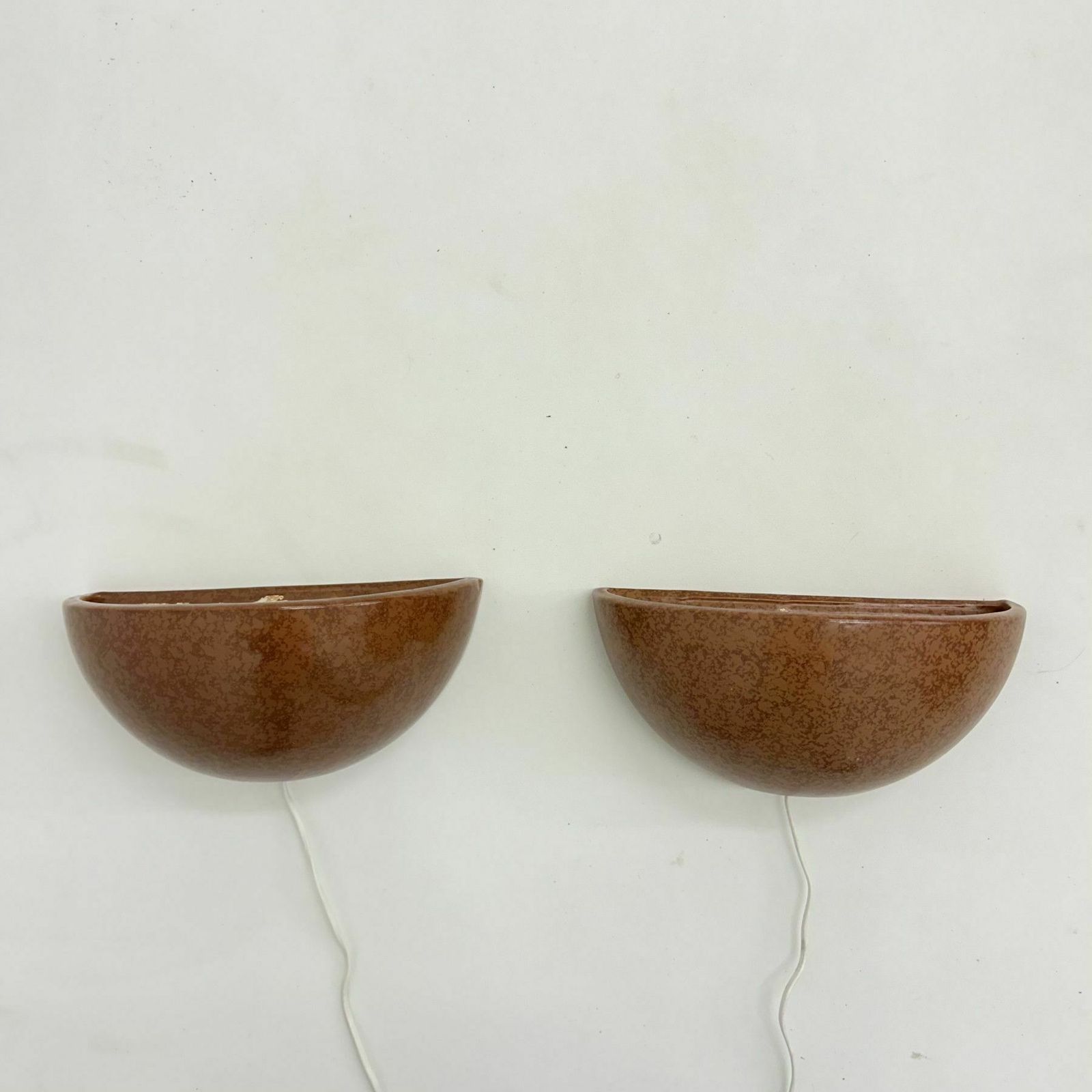 photo buy Set Of 2 Ceramic Wall Lights Sconce , 1970s