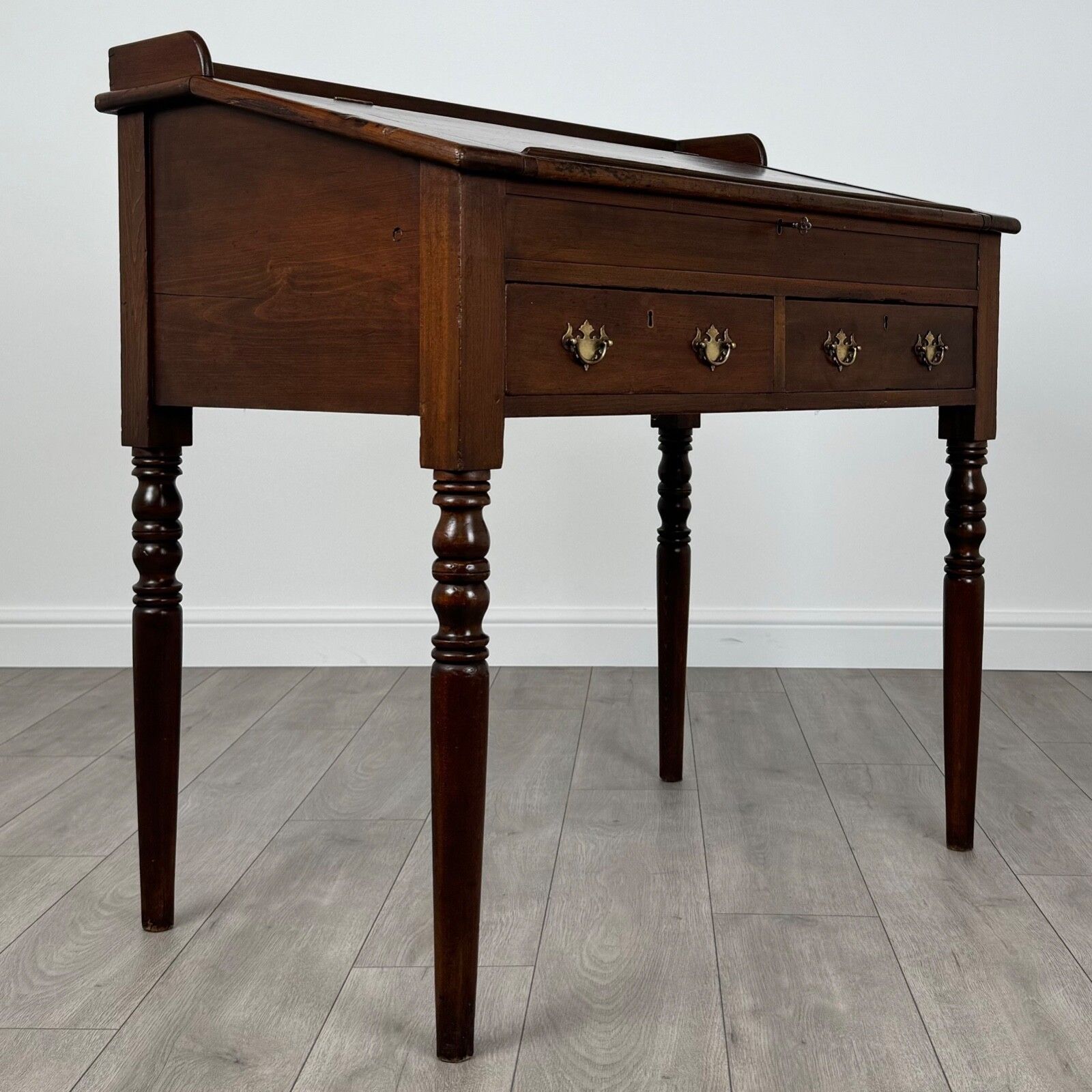 photo furniture Antique 19th Century Unusual Desk In Mahogany