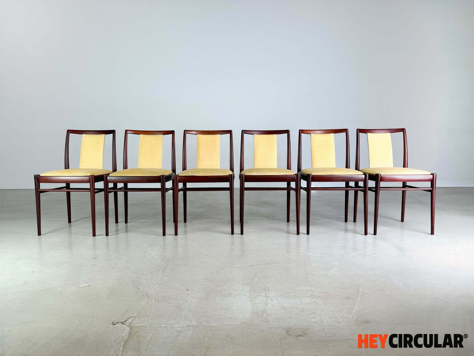 Set Of 6 Original Vintage Mid Century Chairs Benze 1960s photo Furniture