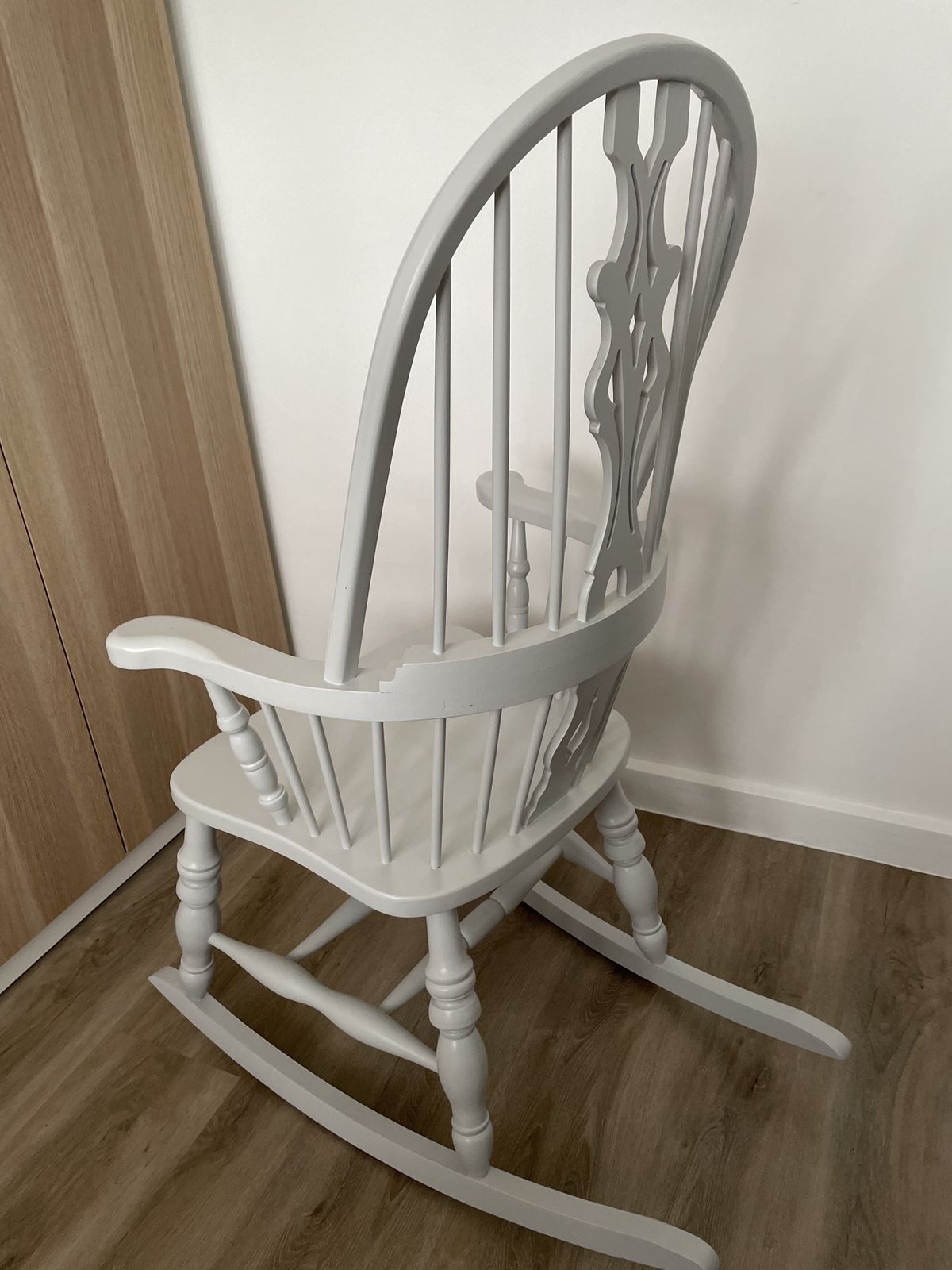 Windsor Painted Solid Wood Rocking Chair photo for sale