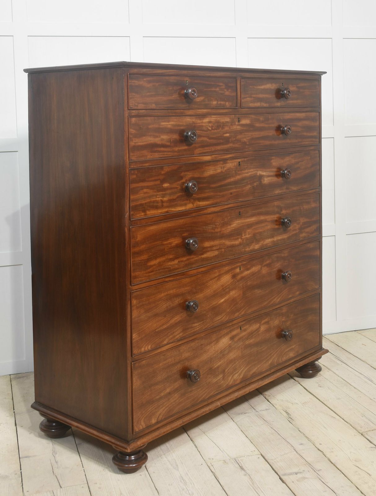 photo for sale Tall Mahogany Chest Of Drawers