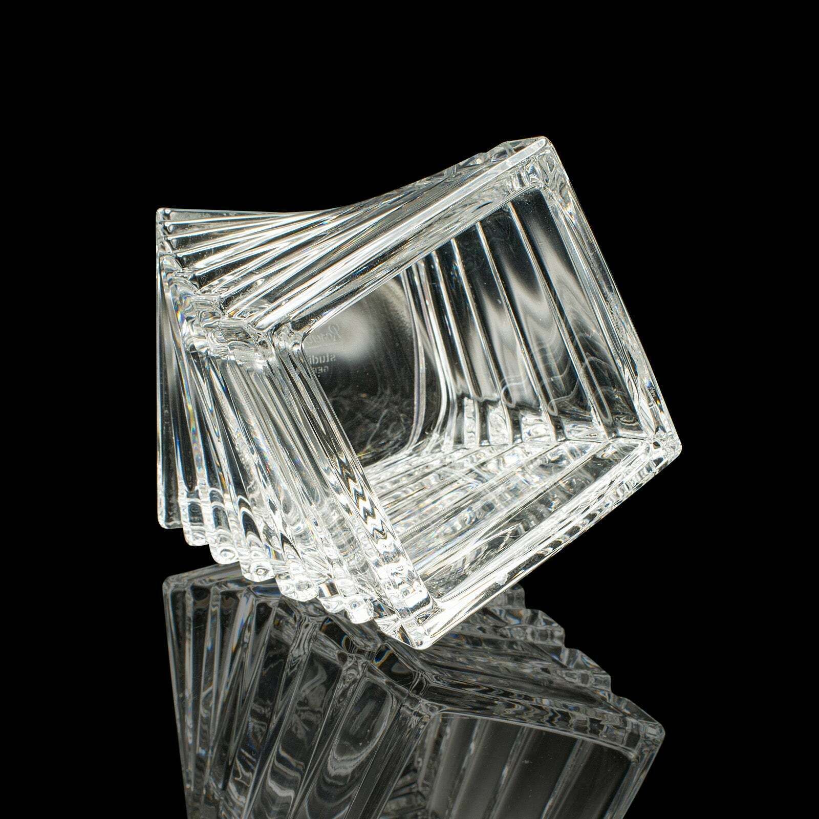 295.0 Vintage Set, Vase, Tea Light Duo, German, Art Glass, Flower Sleeve, Circa 1970 photo