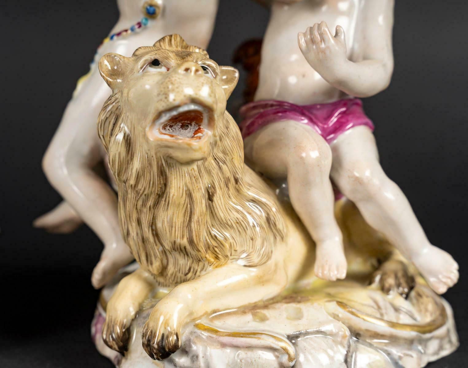 Pair Of 18th Century Or Early 19th Century Meissen Porcelain Groups. photo 6793.0