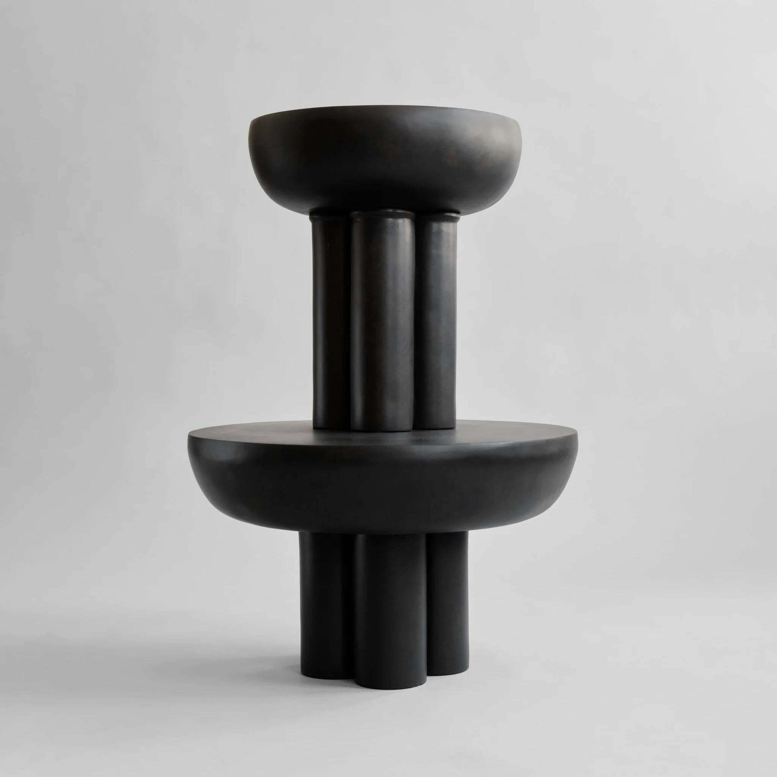 Coffee Table, End Of Sofa In Aluminium, Model Crown, Tall, Contemporary Work. photo for sale
