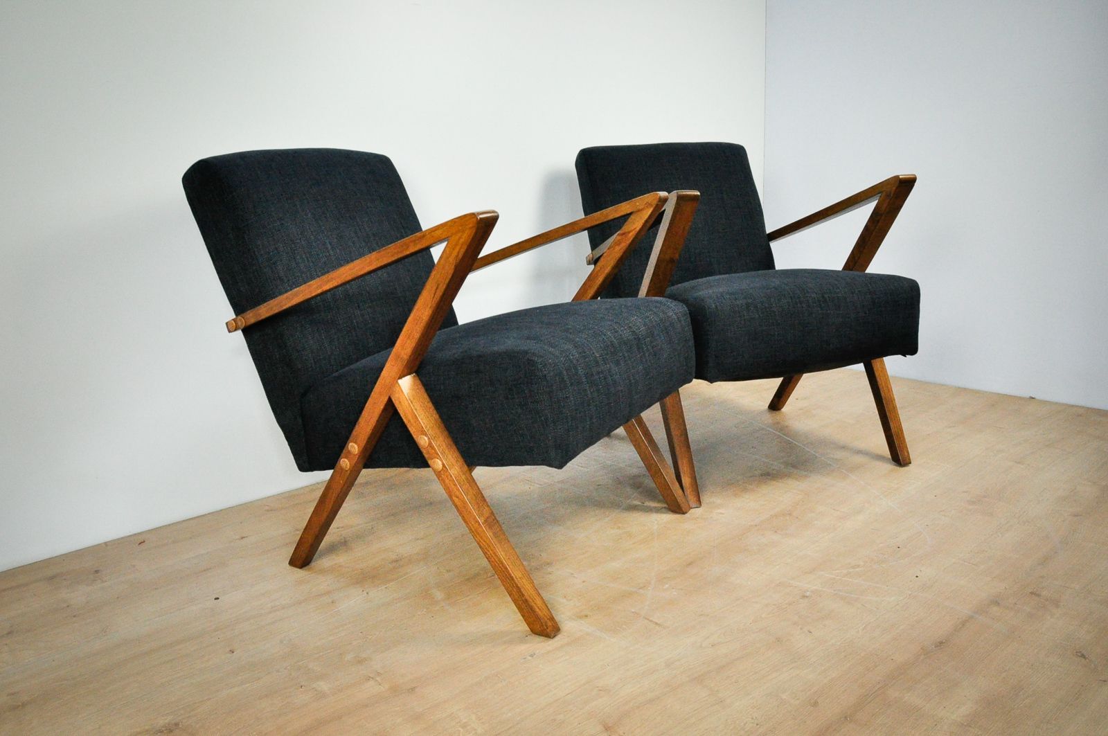 Vintage Polish Armchairs From Bydgoszcz Cooperative Odnowa, 1970s, Set Of 2