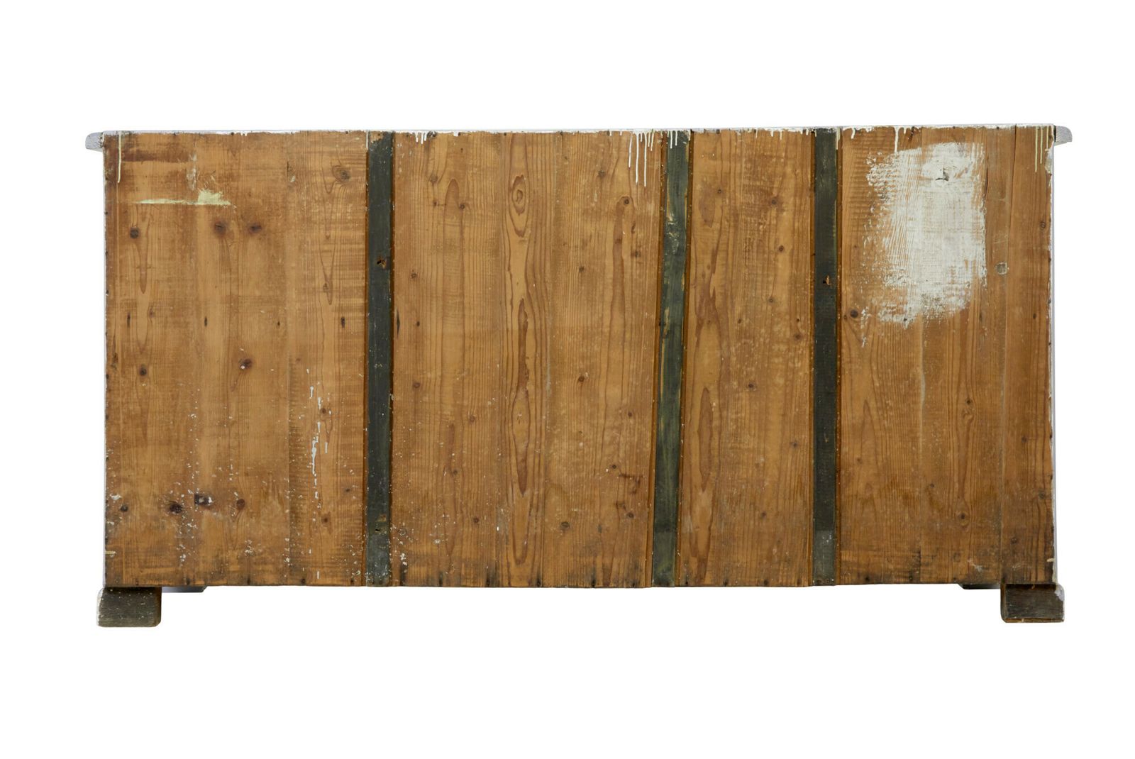 Early 20th Century Painted Pine Kitchen Sideboard photo for sale