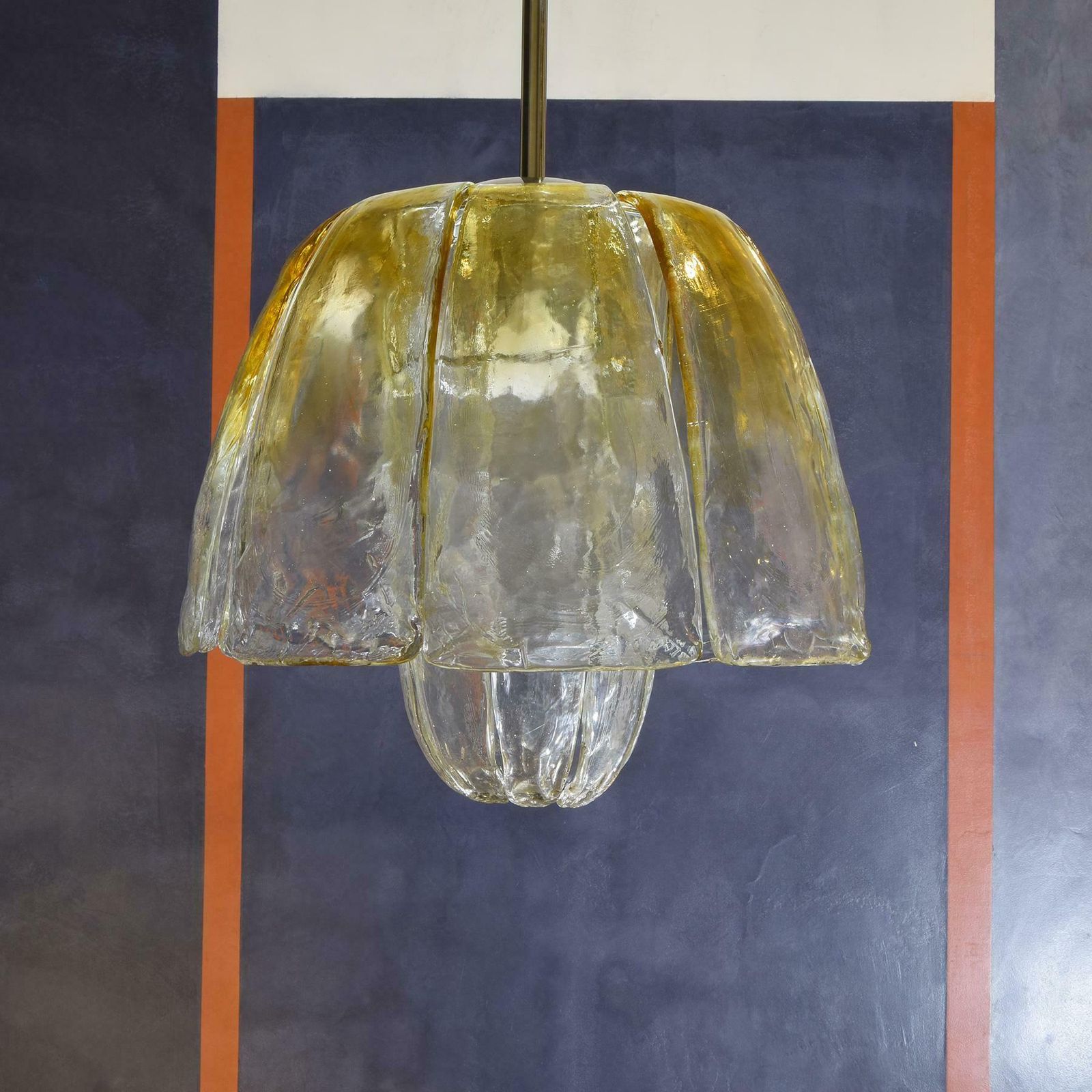 1970s Murano Glass Suspension Chandelier. photo for sale