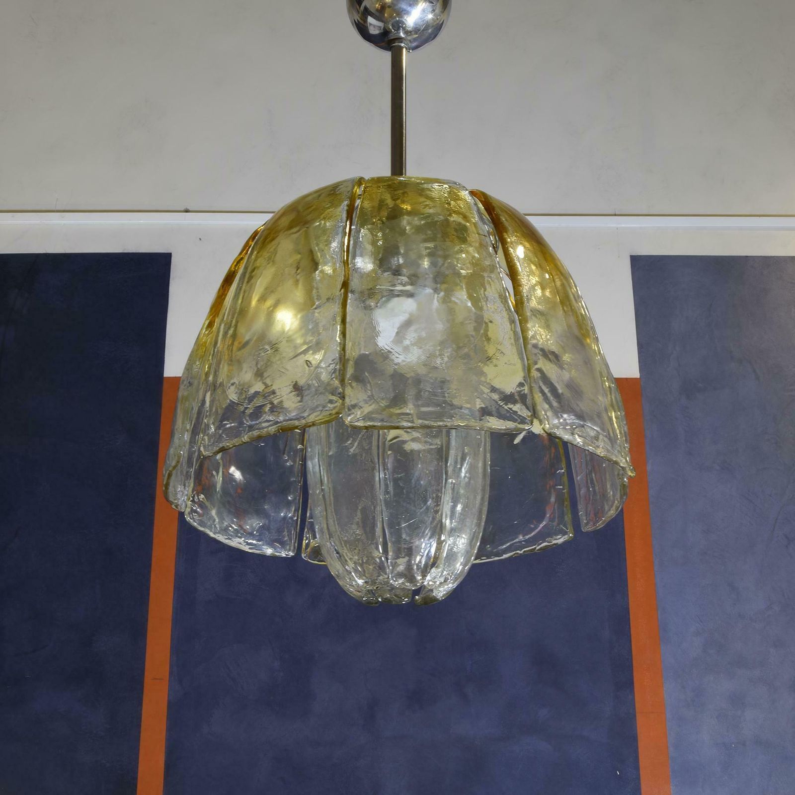 1970s Murano Glass Suspension Chandelier. photo buy