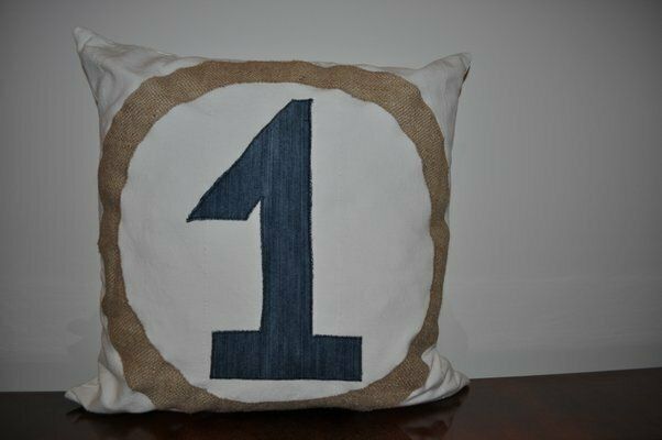 Vintage No.1 & No.1 Cushion, Set Of 2