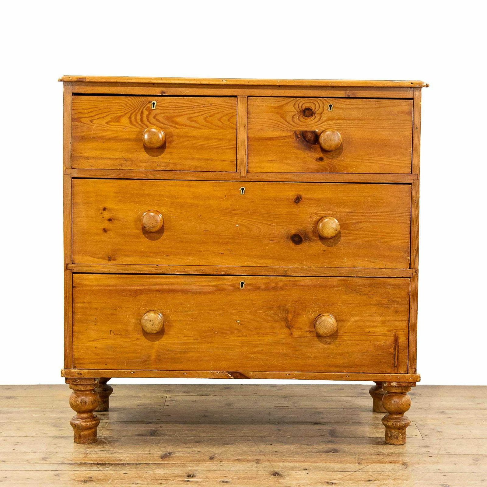 Antique Victorian Pine Chest Of Drawers | Antique Chest Of Drawers | Bedroom Furniture | Antique Storage (M 5750)