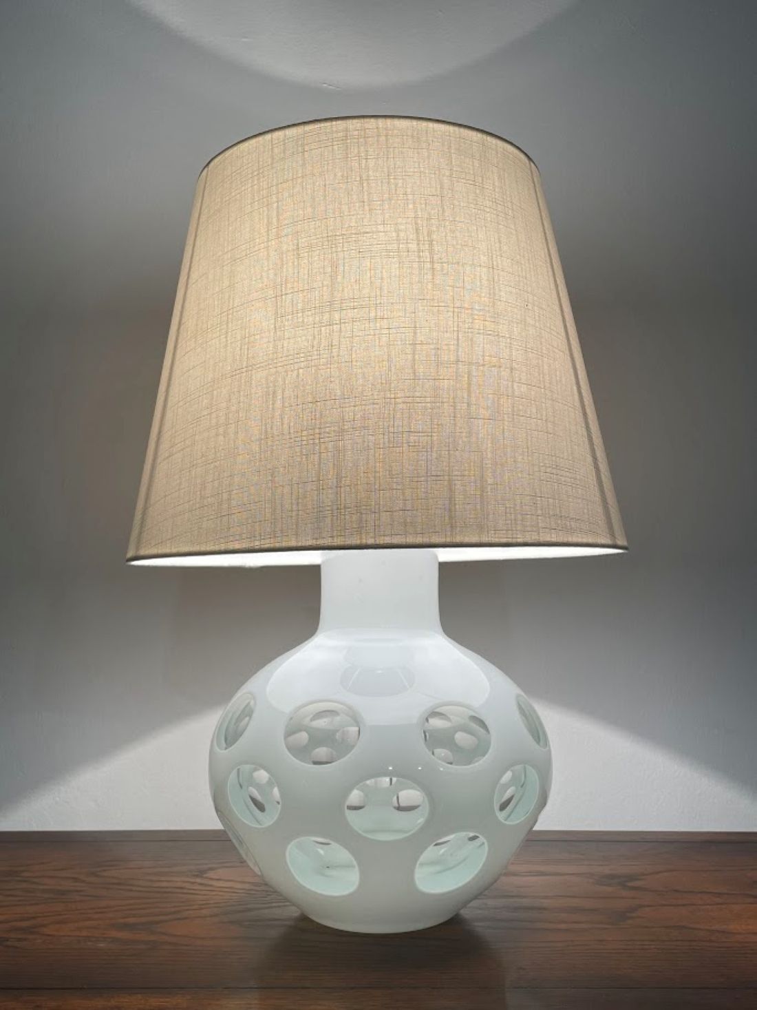 Carlo Nason Glass Table Lamp For Mazzega, Italy 1970's