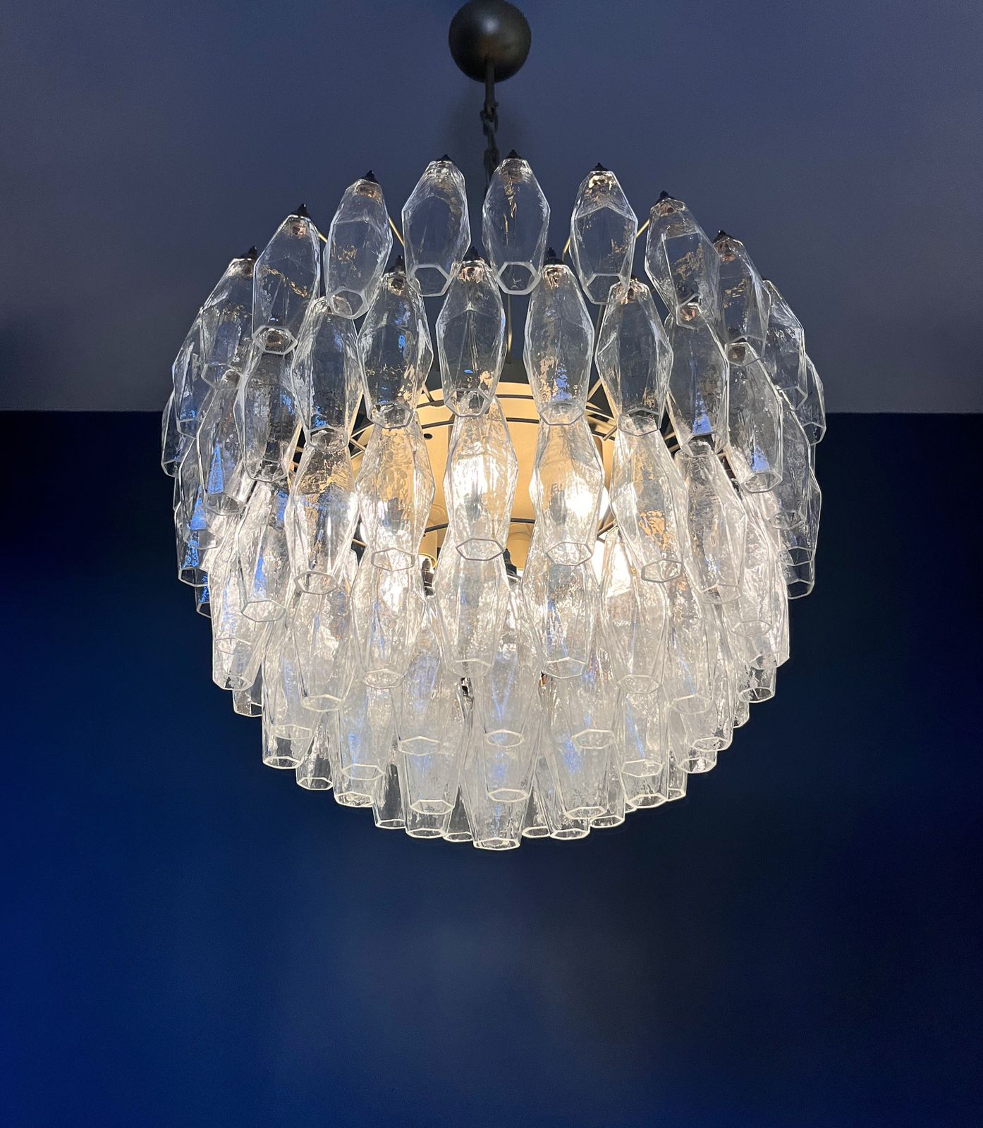photo vinterior Amazing Murano Glass Candelier – 111  Poliedri