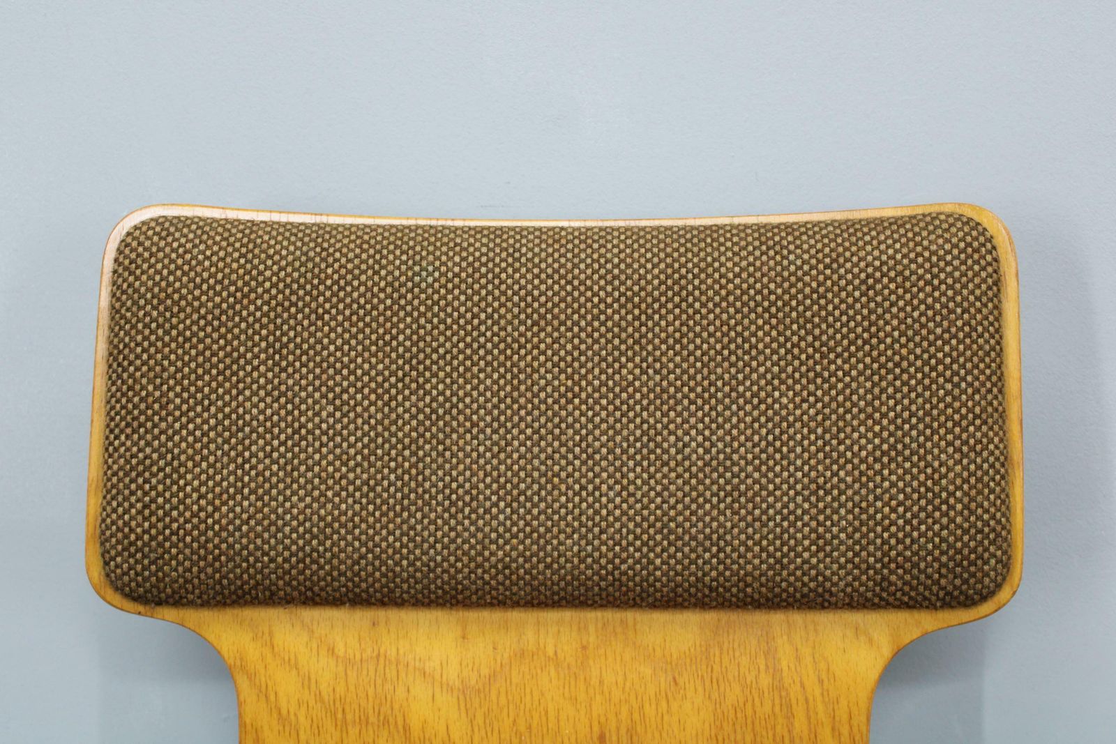 1970s Set Of Four Plywood Chairs With Fabric Upholstery , Germany photo 663.0
