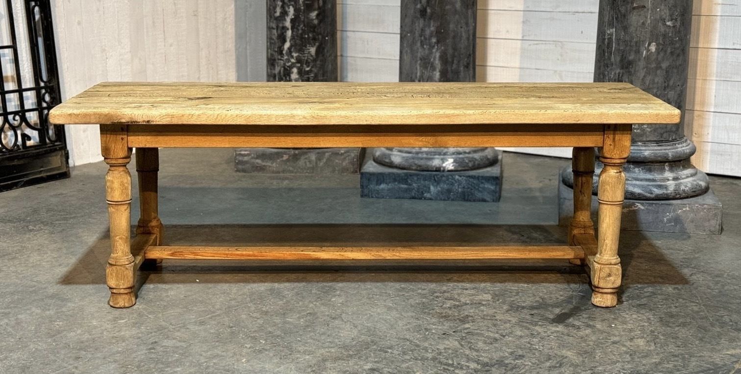 Characterful Bleached Oak Farmhouse Dining Table photo 2900.0