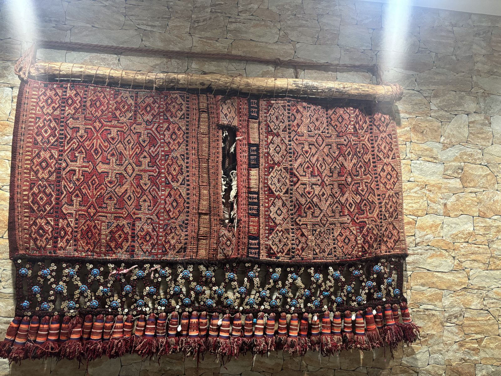 Handwoven Saddle Bag photo Art