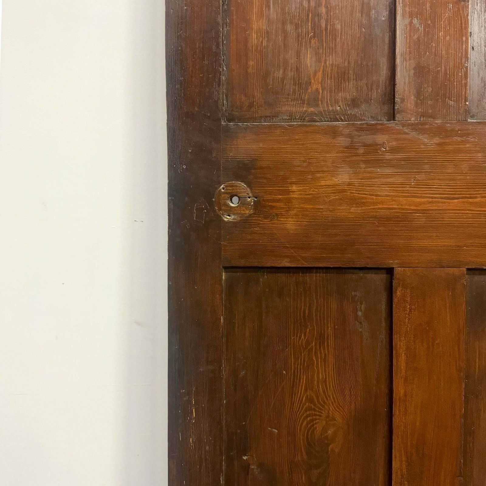 Antique Victorian Pine Door   202.5cm X 79.5cm photo for sale