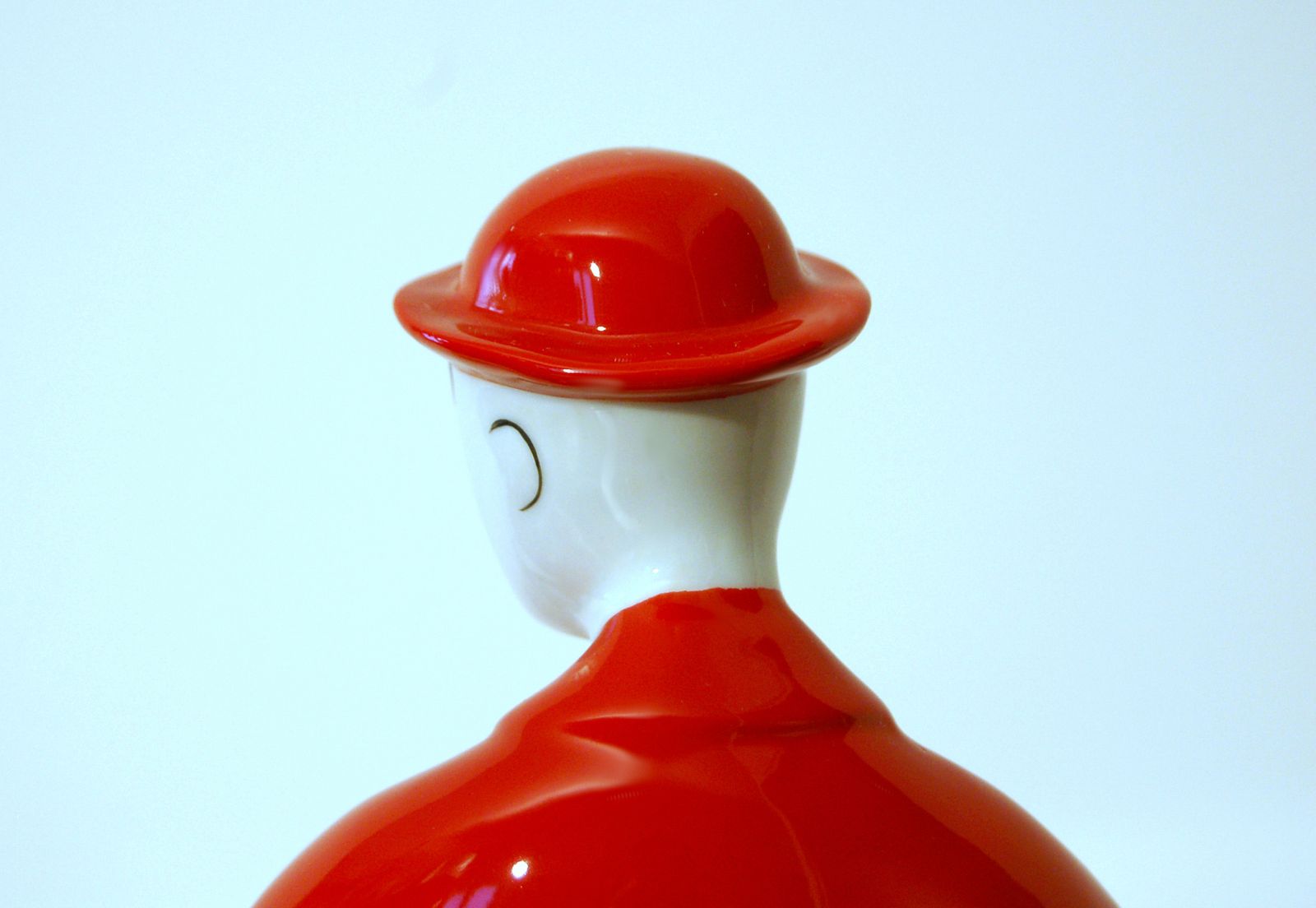 photo vinterior Polychrome Ceramic L. Fabris " Mr. Bonaventura " 1940 Italy