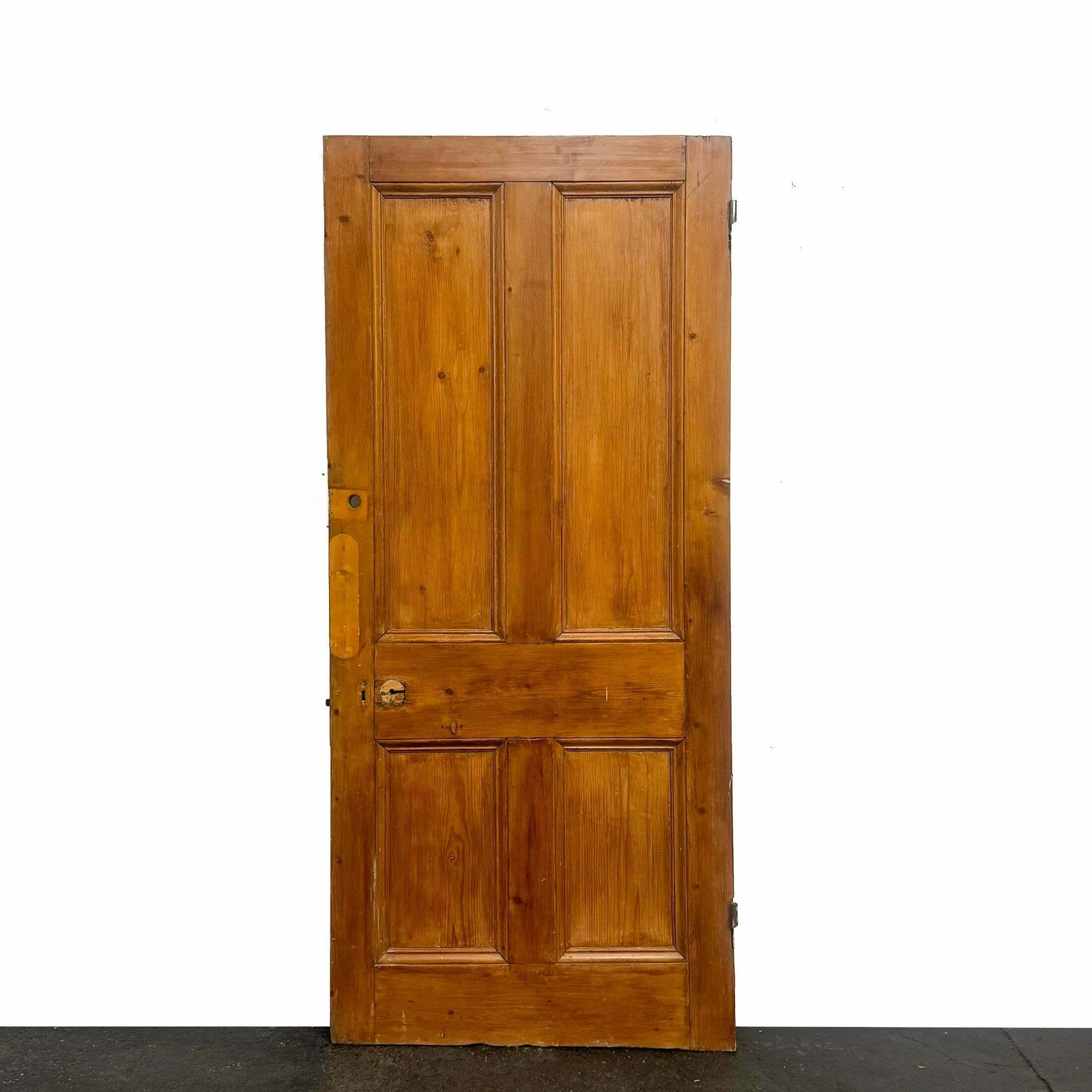 Antique Victorian Pine Door   210cm X 94cm Ap15