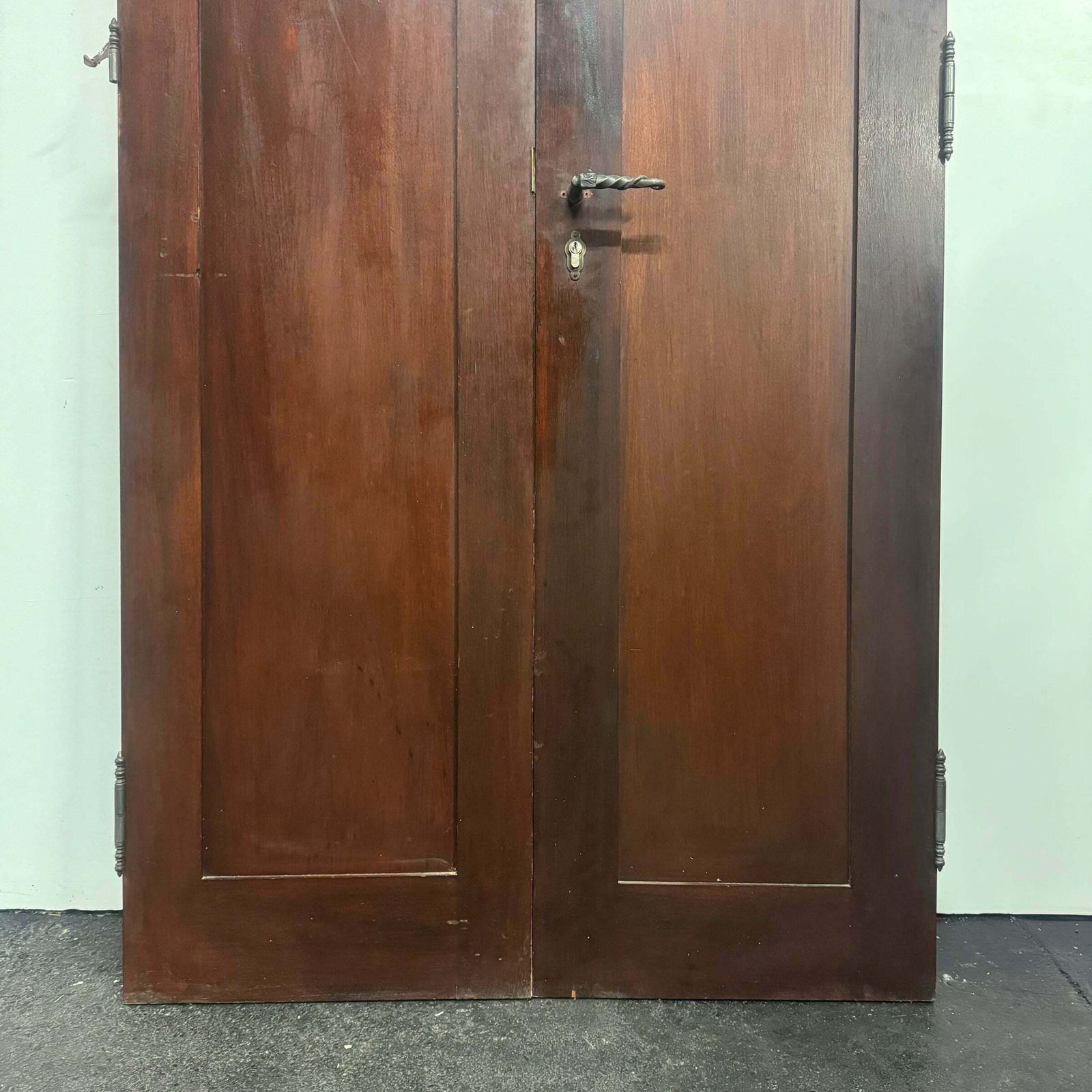 Antique Mahogany Glazed Door   235.5cm X 106cm photo vinterior