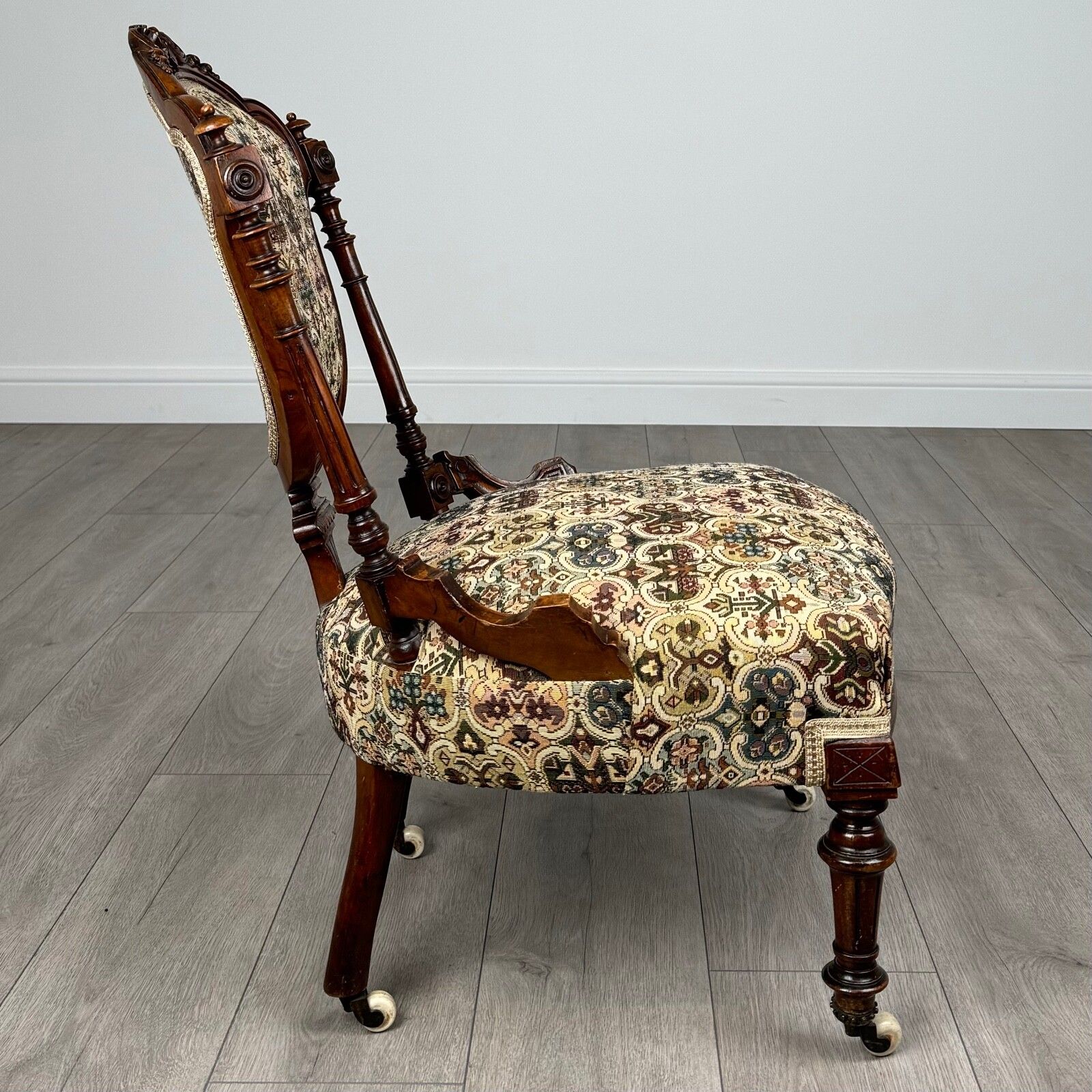 Antique 19th Century Pair Of Walnut Armchair’s photo buy