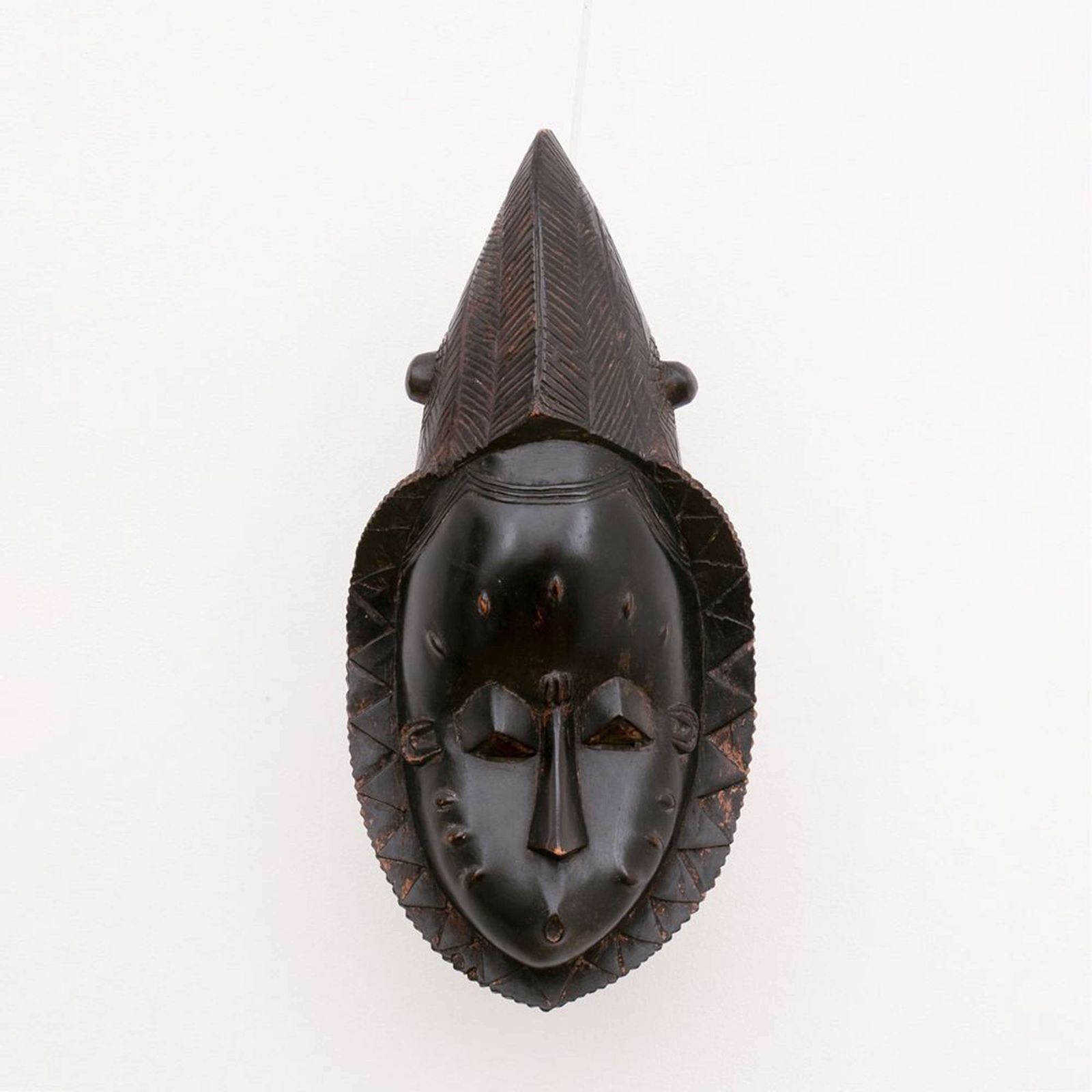 Late 19th Century Antique Tribal Mask From Ivory Coast C.1890