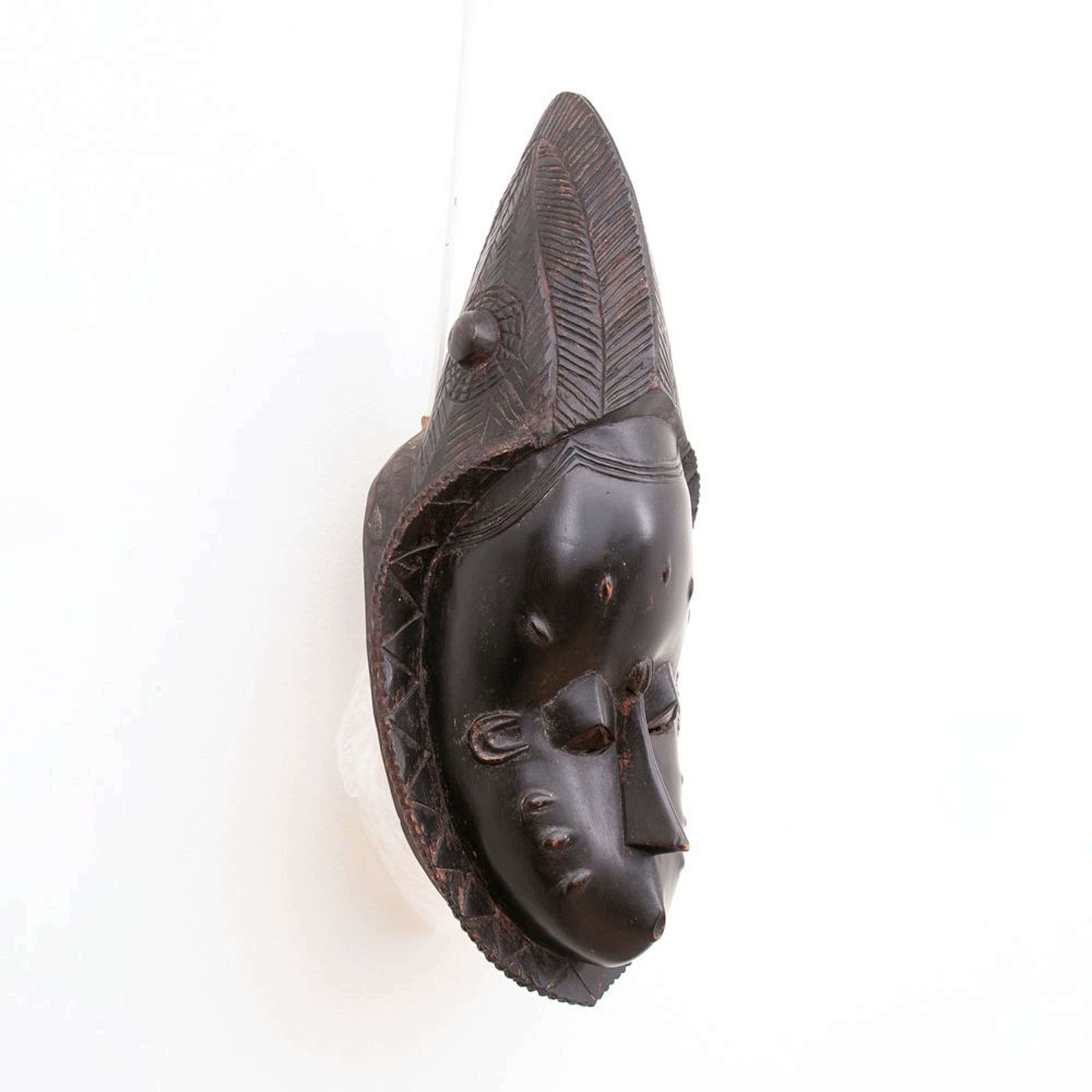 Late 19th Century Antique Tribal Mask From Ivory Coast C.1890 photo furniture
