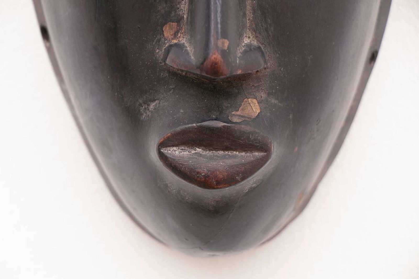 Late 19th Century Antique Tribal Mask From Ivory Coast C.1890 photo Art