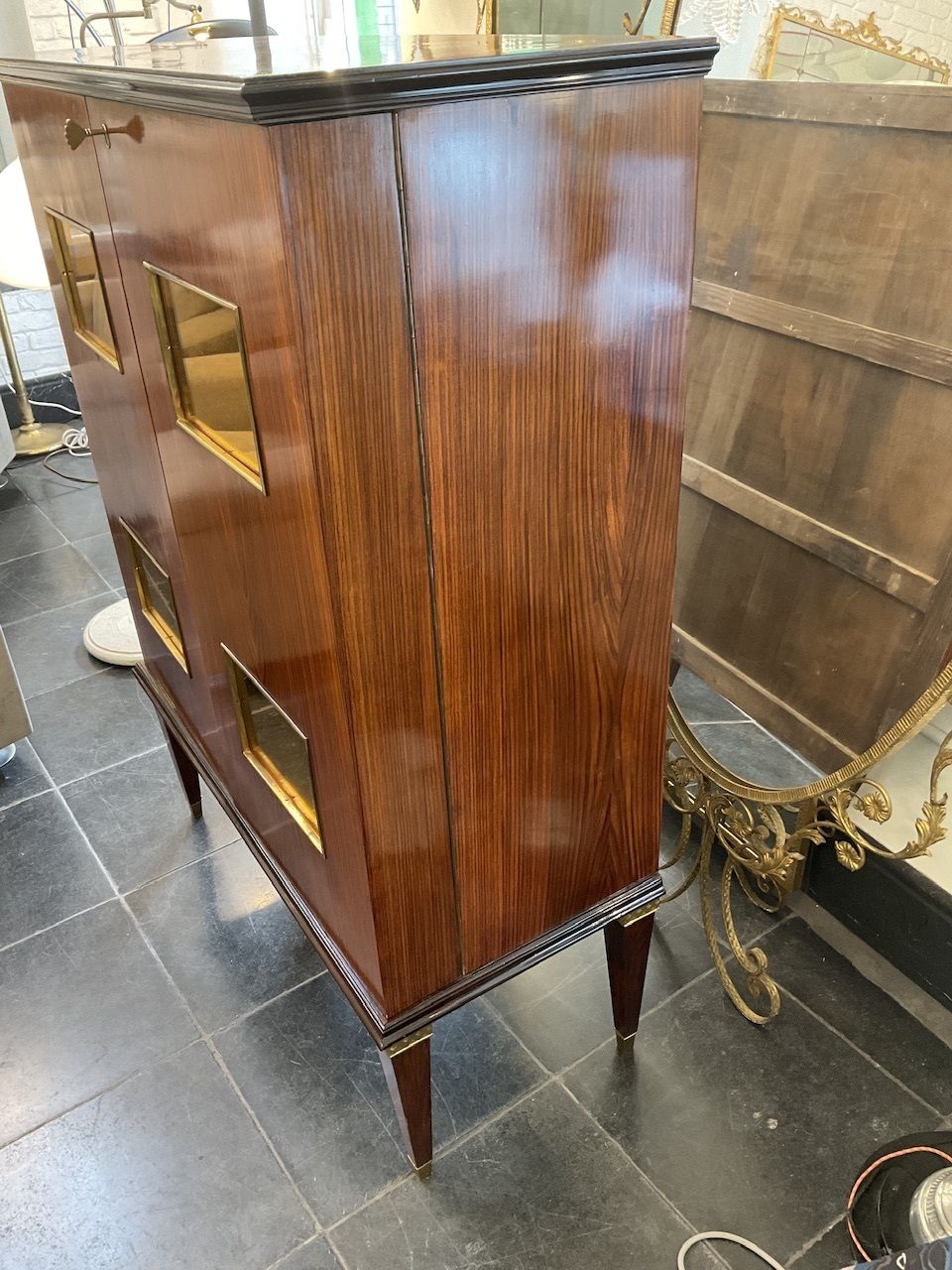 Italian 1935 40 Bar Cabinet By Paolo Buffa photo vintage