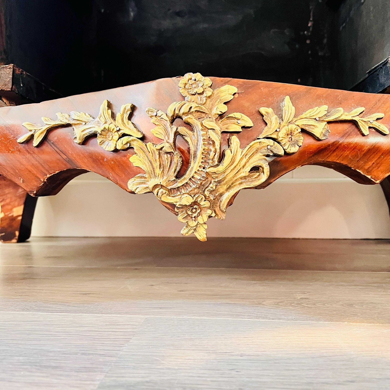 photo furniture Vintage Cabinet In French Louis XV Style And Hand Painted