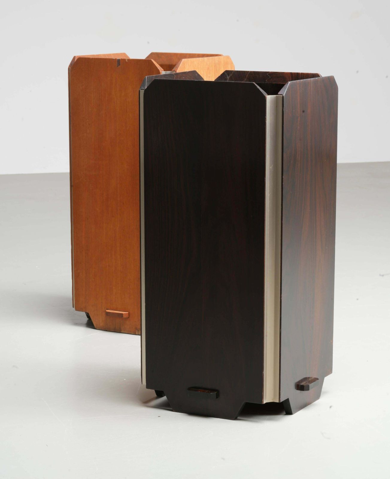 Ico Parisi 'Temide' Umbrella Stand For Stildomus In Wood And Metal, Italy, 1960 photo vinterior