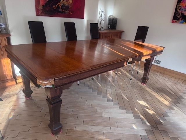 photo furniture Rare 7ft X 3.5ft Antique Snooker Dining Table