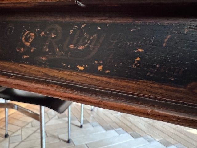 photo for sale Rare 7ft X 3.5ft Antique Snooker Dining Table