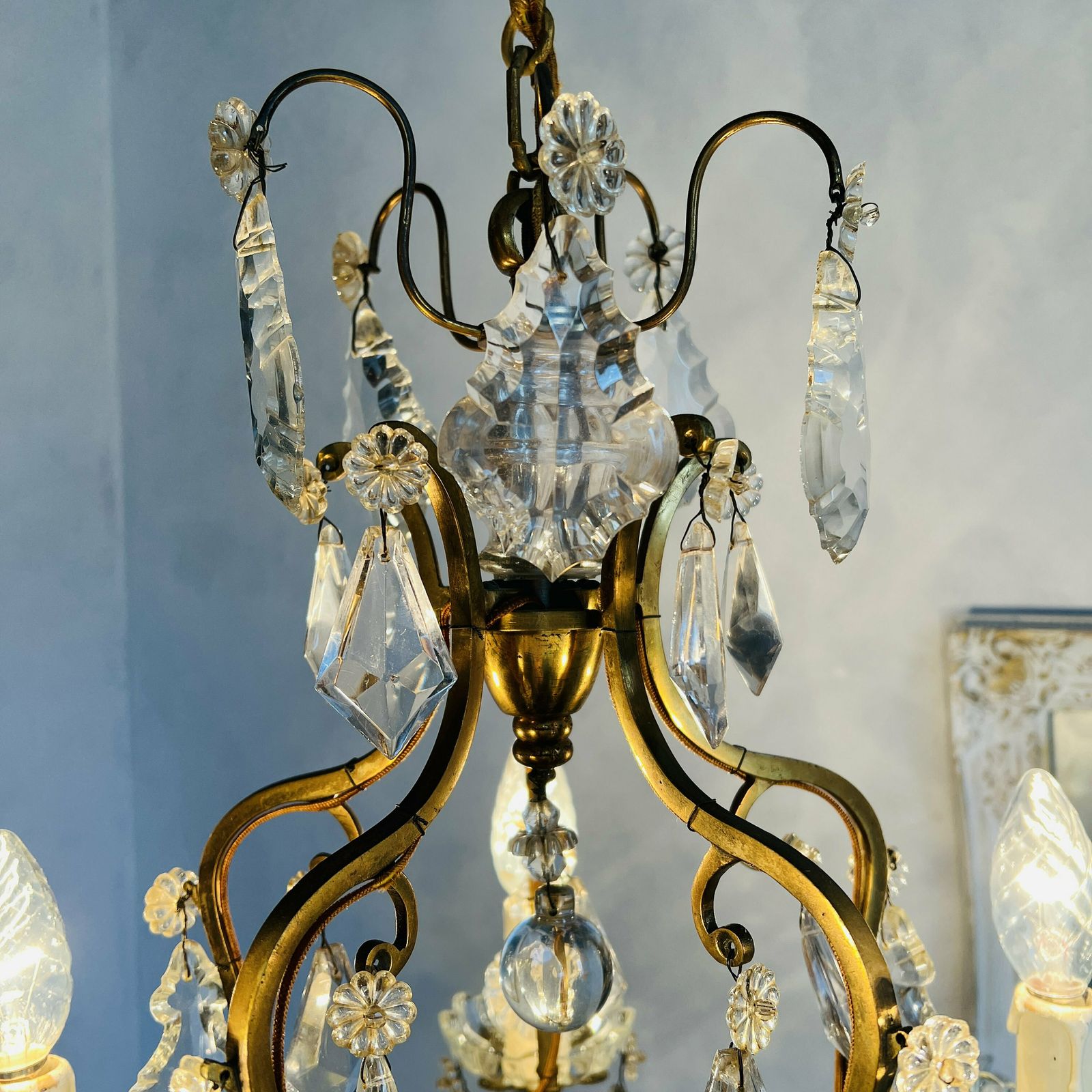 Stunning Lighting Chandelier, French Chandelier With Crystals, Home Lighting photo for sale