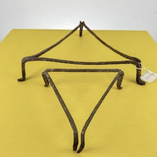 Pair Of Iron Fireplace Tripods photo Home Fixtures