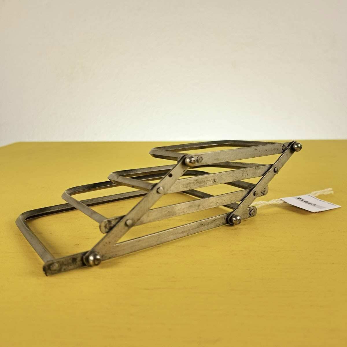 German Metal Card Holder 40s/50s Ges Gesch photo vintage