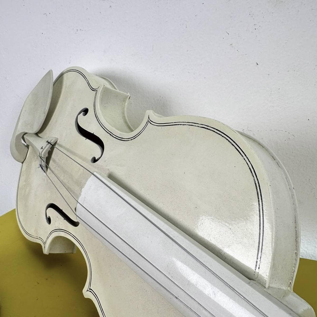 Pair Of Ornamental Wooden Violins photo 58.0