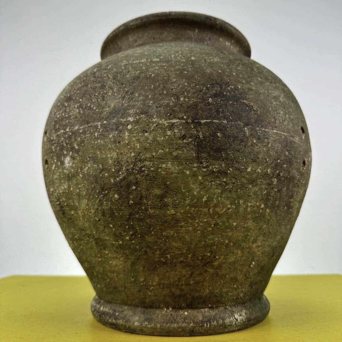 Vintage Terracotta Vase With Holes photo 62.0