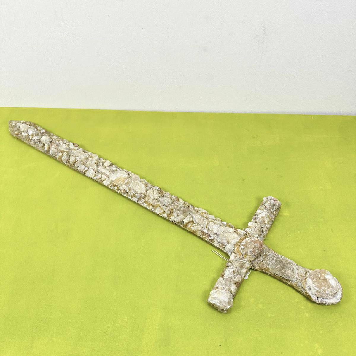 Handcrafted Ornamental Sword Made With Stones photo furniture