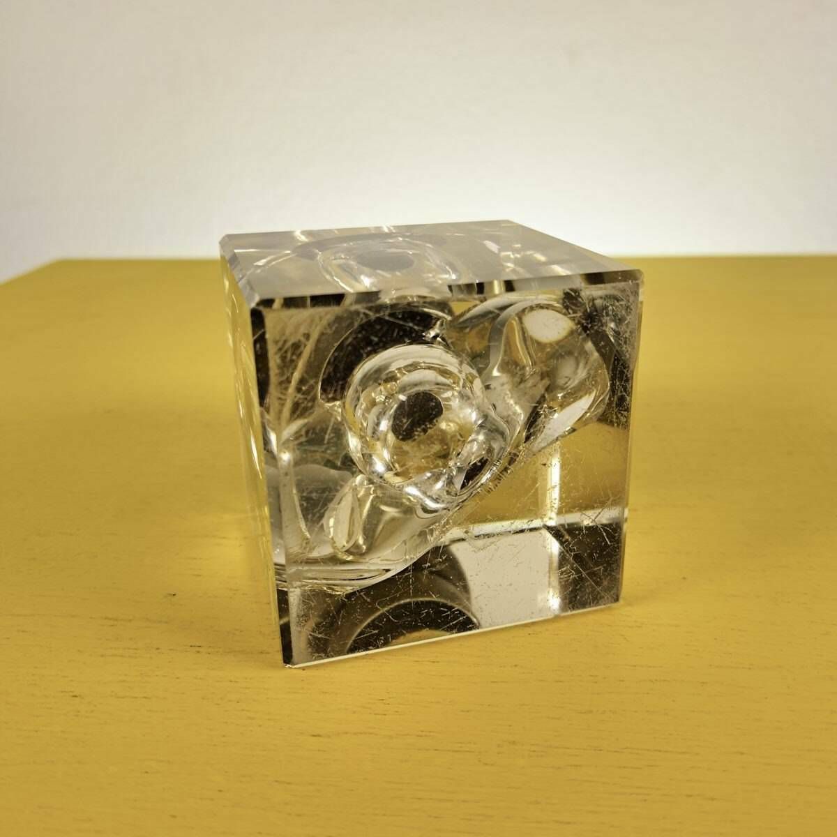 Early 1900s Glass And Metal Inkwell photo buy