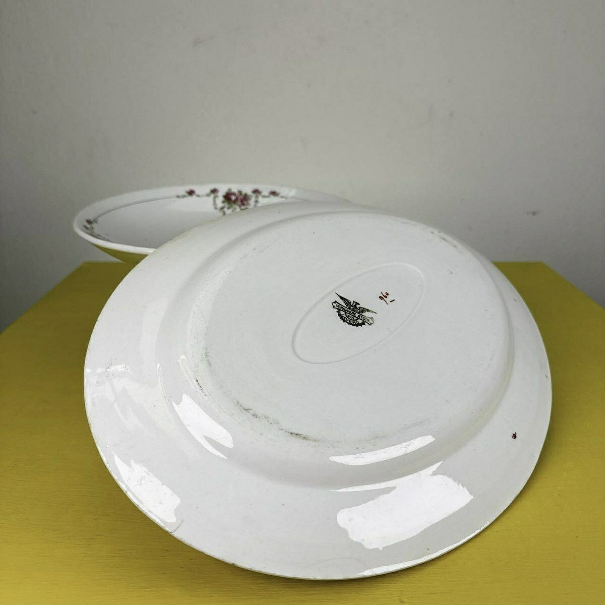Vintage Stand With Oval Plate In Laveno Ceramic photo buy