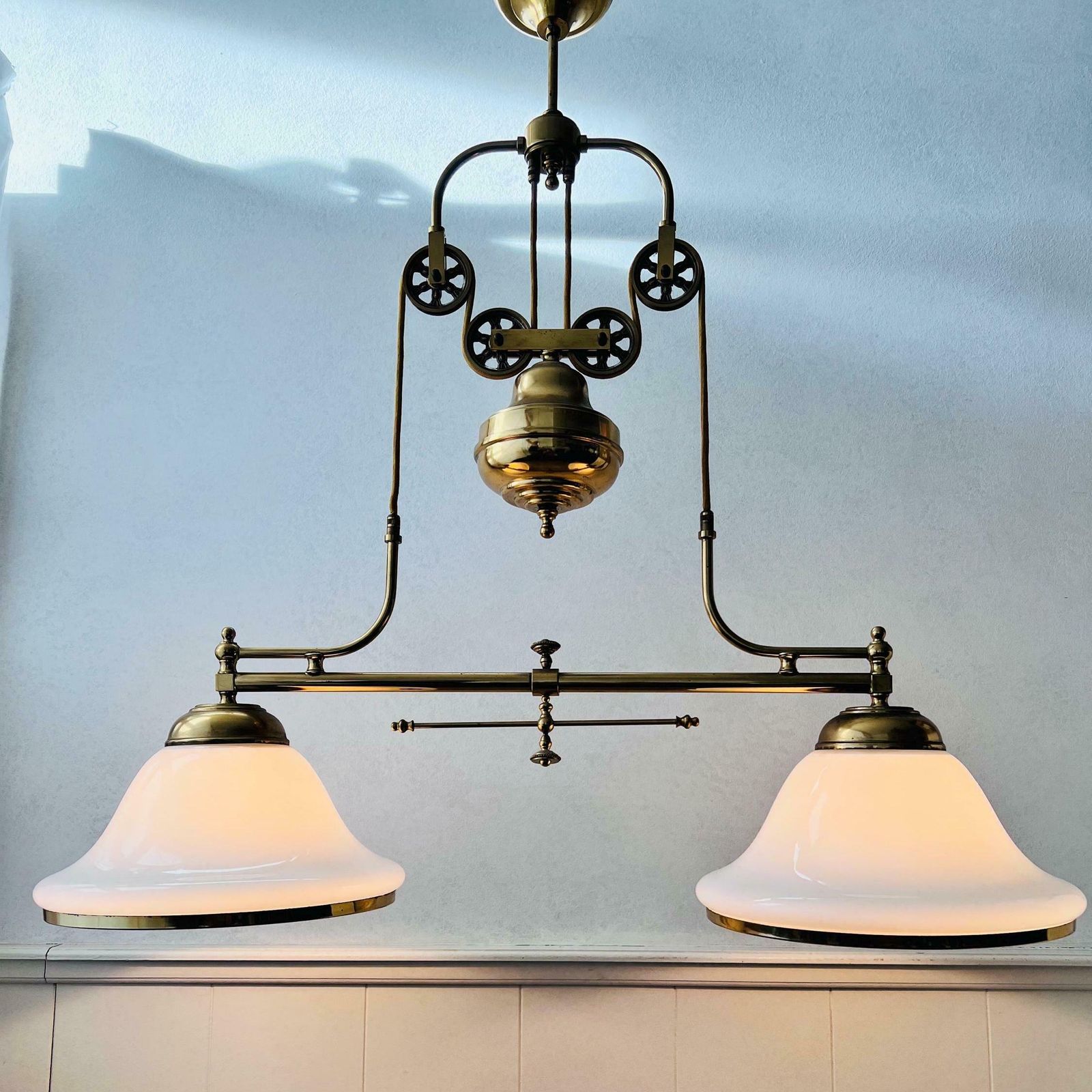 Vintage Pendant Pull Down Lamp Home Lighting   Play The Video!