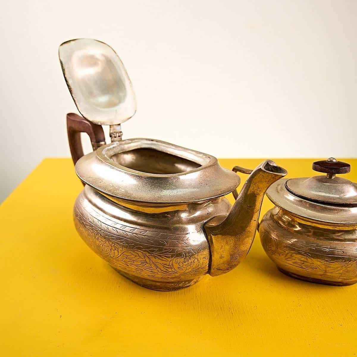 Royal Family Sheffield Collection Teapot And Sugar Bowl photo for sale