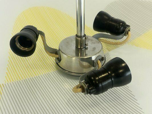 Mid Century Modern Umbrella Pendant Lamp From Napako, 1960s photo Lighting