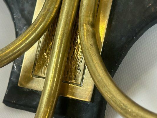 Vintage Church Brass Wall Lamps, 1970s, Set Of 2 photo vintage