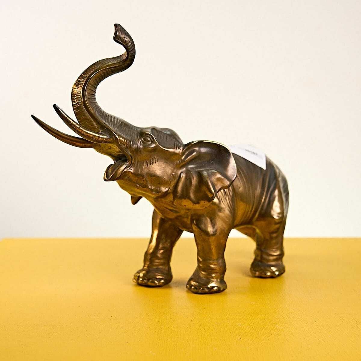 Metal Elephant Statue