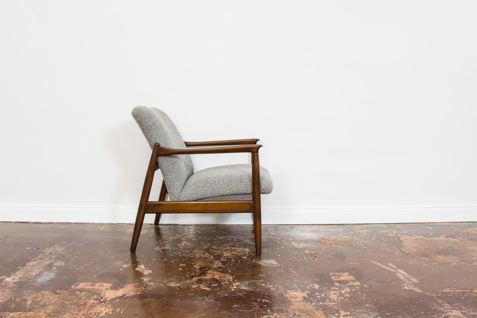 Pair Of Mid Century Restored Armchairs Gfm 64 By Edmun Homa, 1960s photo 1600.0