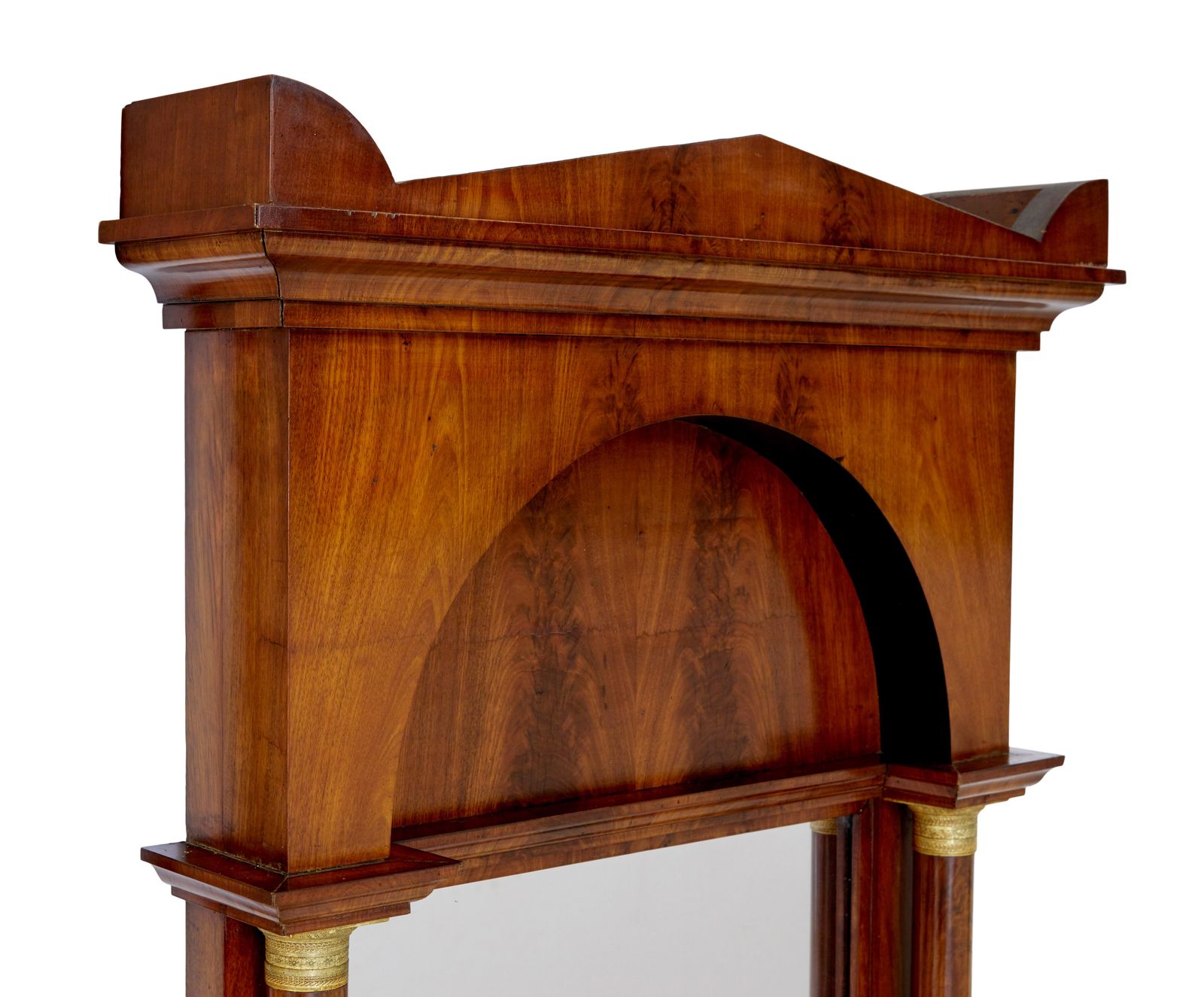 19th Century Empire Revival Mahogany Pier Mirror photo furniture